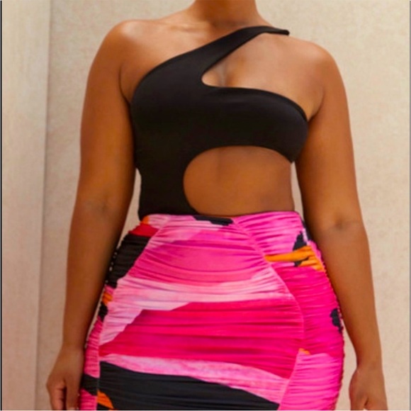 House of CB Tops - House of Cb Cut Out BodySuit